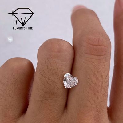 Quality LuxuryShine VVS2 White Heart Excellent Cut Lab Grown Diamond 1CT 2CT 3CT 4CT 5CT Support Special Customization factory