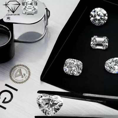 Quality LuxuryShine VS2 Heart Excellent Cut Lab Grown Diamond Real Diamonds & Wedding Jewelry & Customized Jewelry Support Special Customization factory