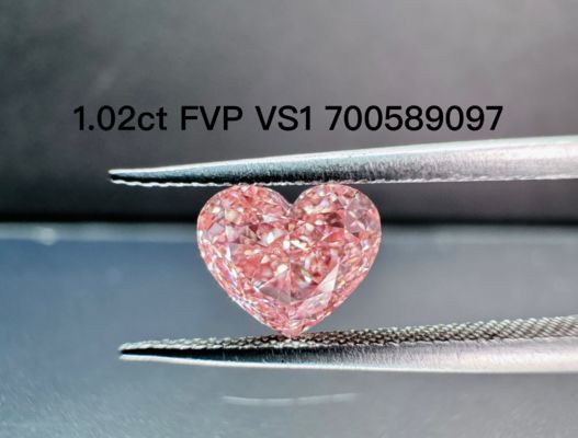Quality LuxuryShine Fancy Pink / Fancy Intense Pink / Fancy Vivid Pink Heart Cut Lab Grown Diamond VVS-VS1 Real Diamonds & Wedding Jewelry & Customized Jewelry factory