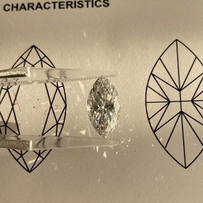 Quality LuxuryShine VVS2 Marquise Shape 0.3-15ct Lab Grown Diamond D-F Color 3EX Cut Stones With IGI Certificate Real Diamond factory