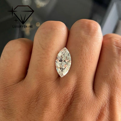 Quality LuxuryShine VVS2 Marquise Shape 0.3-15ct Lab Grown Diamond D-F Color 3EX Cut Stones With IGI Certificate Real Diamond factory