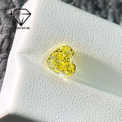 Quality LuxuryShine Pink / Yellow / Green Heart Cut Lab Grown Diamond VVS-VS Real Diamonds & Wedding Jewelry & Customized Jewelry factory