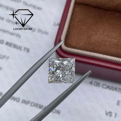 Quality LuxuryShine Princess Cut Lab Grown Diamond D-F Color VVS-VS With IGI Certificate Excellent Cut Wedding diamonds Wholesale factory