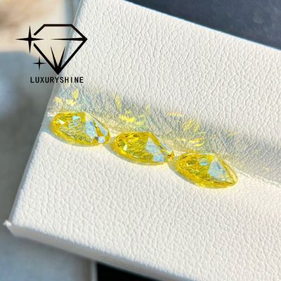 Quality LuxuryShine VVS-VS Fancy Yellow/Light Yellow/Fancy Intense/Vivid Yellow Lab Grown Diamond  1CT 2CT 3CT 4CT 5CT Oval Excellent Cut With Certificate & Customized jewelry factory