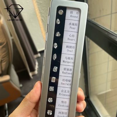 Quality LuxuryShine VS1-VS2 Lab Grown Diamond Loose Diamonds Heart/Princess/Oval/Round/Cushion/Pear/Asscher Customized jewelry factory