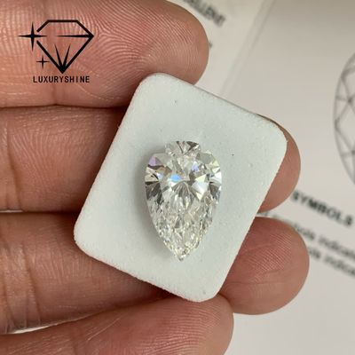 Quality Lab Grown Pear Diamond VVS-VS Clarity D-F Color IGI Certified factory