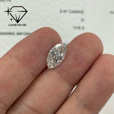 Quality Lab Grown Marquise Diamond VVS-VS D-F Color IGI Certified factory