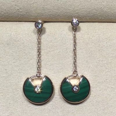 Quality Amulette De  Earrings Personalized Gold Jewelry 18k Yellow / Pink / White Gold factory