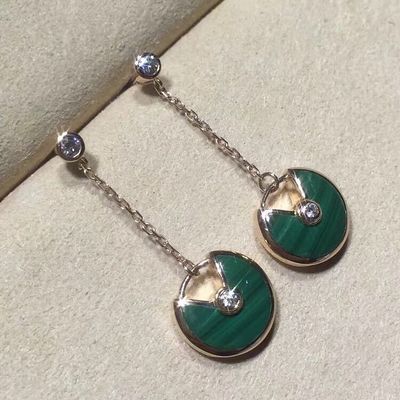 Quality Amulette De  Earrings Personalized Gold Jewelry 18k Yellow / Pink / White Gold factory