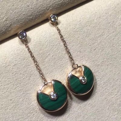 Quality Amulette De  Earrings Personalized Gold Jewelry 18k Yellow / Pink / White Gold factory