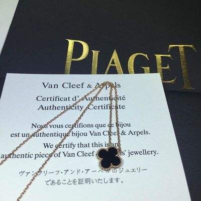 Quality Van Cleef Arpels Luxury Gold Jewelry Sweet Alhambra Pendant Yellow Gold Mother Of Pearl factory