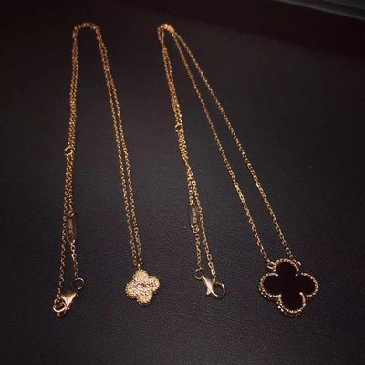 Quality Van Cleef Arpels Luxury Gold Jewelry Sweet Alhambra Pendant Yellow Gold Mother Of Pearl factory