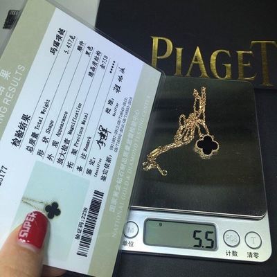 Quality Van Cleef Arpels Luxury Gold Jewelry Sweet Alhambra Pendant Yellow Gold Mother Of Pearl factory