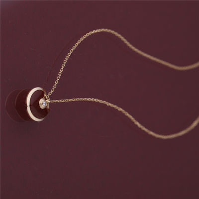 Quality Xs Model Yellow Gold Amulette De Necklace With Lapis Lazuli Diamond factory