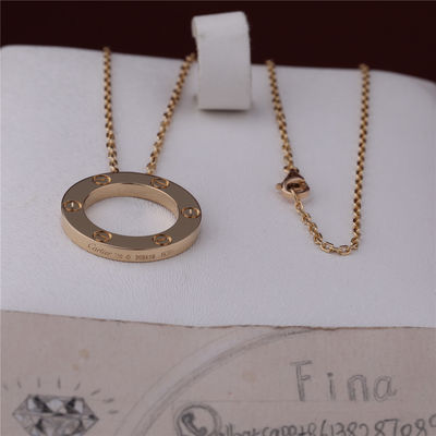 Quality B7014200 Classic Luxury Jewelry Love Necklace 18K Yellow Gold factory
