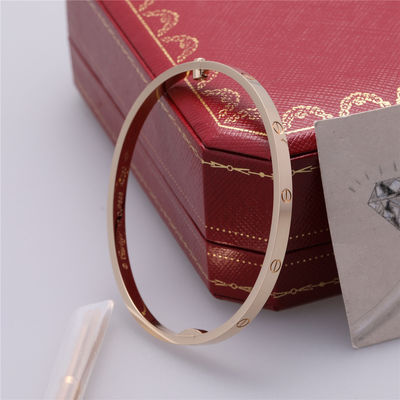 Quality B6047517 Plain Thin Gold Love Bracelet Sm 18K Yellow Gold factory
