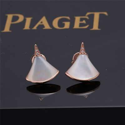 Quality Italy Roman Spirit DIVAS' DREAM Earrings Simple Fine Studs in Rose Gold REF 352600 factory