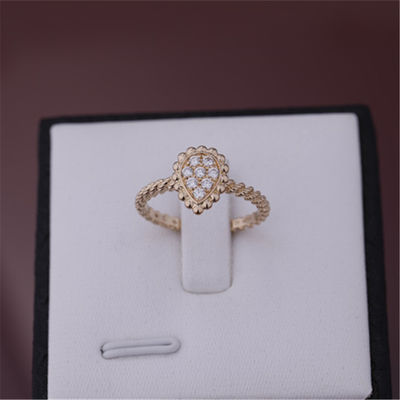 Quality Serpent Boheme Ring XS Motif Ref JRG02674 18K Pink Gold Diamond Ring factory