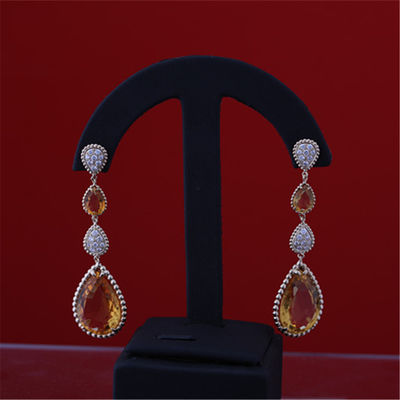 Quality 18K Yellow Gold Serpent Boheme 4 Motifs Earrings Citrine Pendant Earrings XS and L Motifs Ref JCO01279 factory