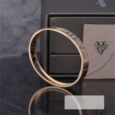 Quality 18K Yellow Gold Luxury Jewelry Move Noa Diamond Bangle Bracelet For Ladies factory