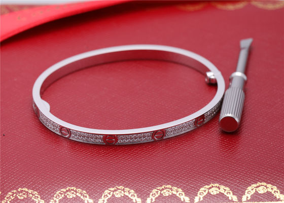 Quality N6710817 Love Bracelet Small Model Pavé White Gold Diamonds factory